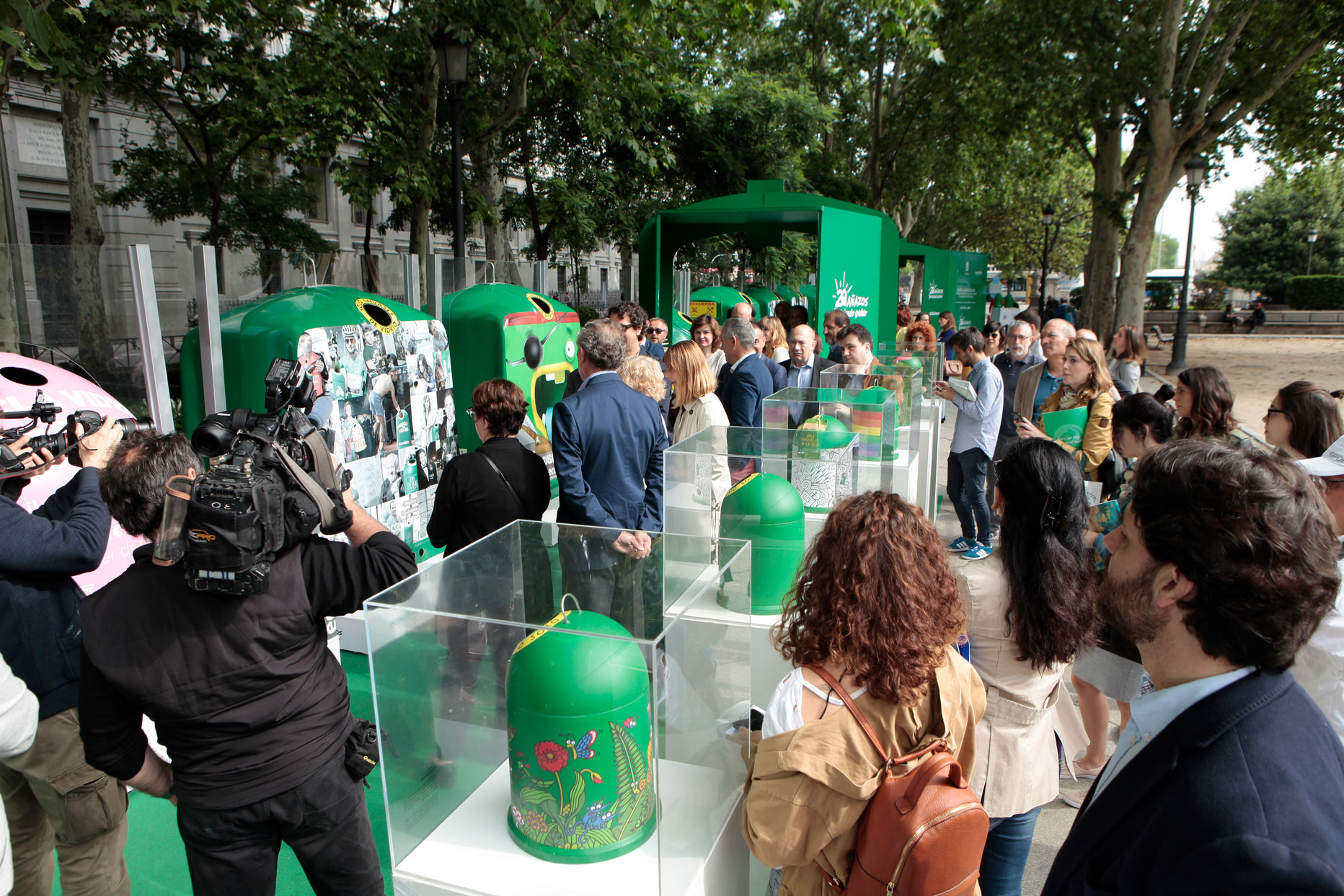 exposición itinerante “20 añazos reciclando envases de vidrio"