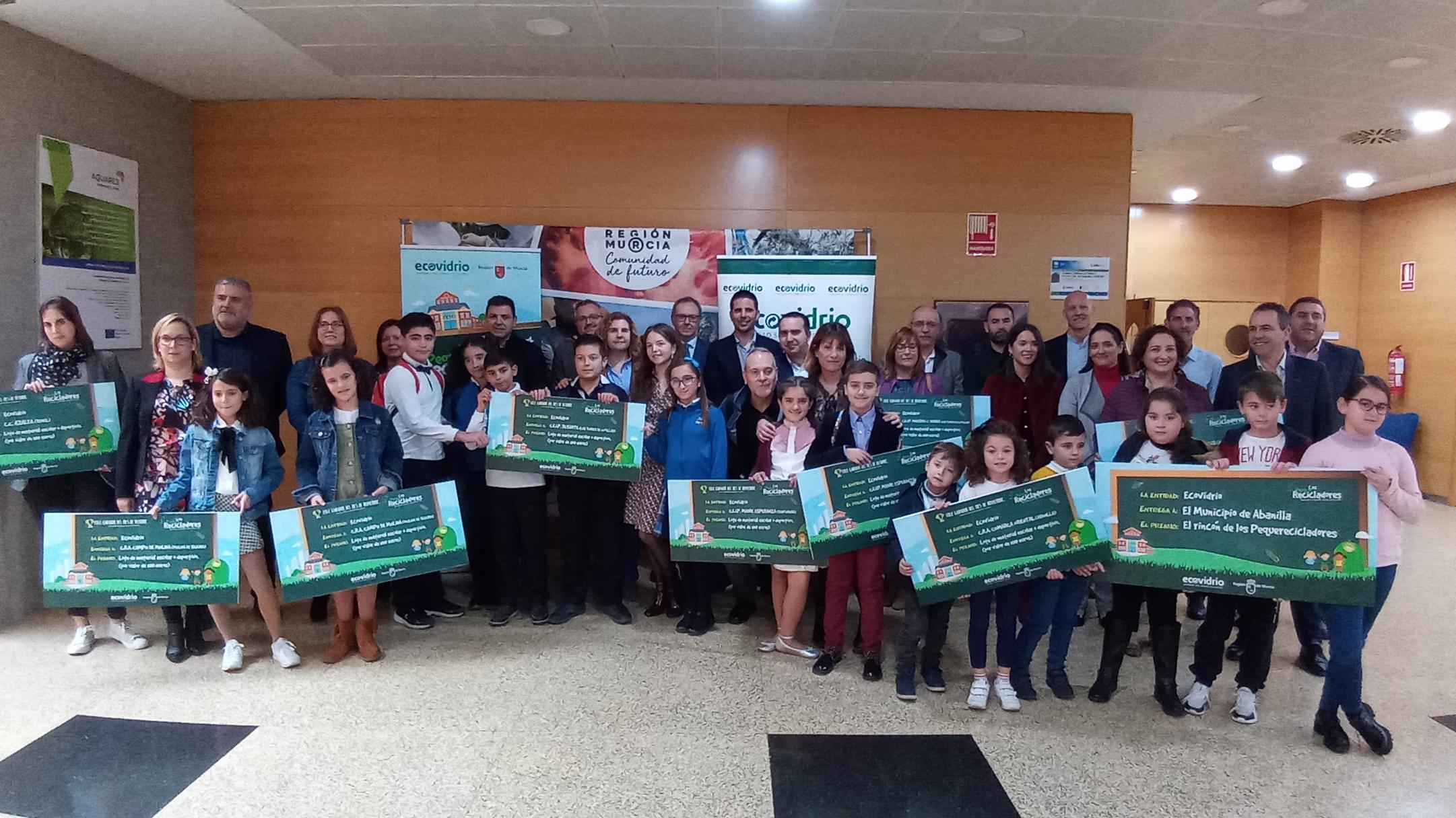 Ecovidrio clausura la campaña "Los Peque Recicladores" en la Región de Murcia
