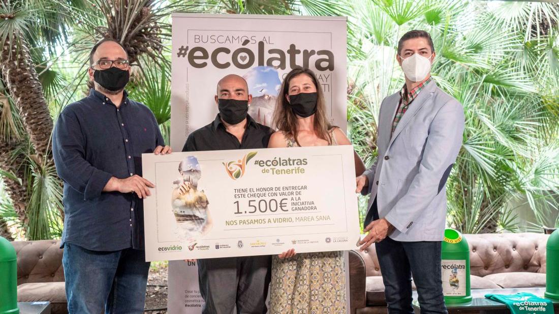 Ecovidrio y el Gobierno de Canarias premian el mejor proyecto Ecólatras de Tenerife