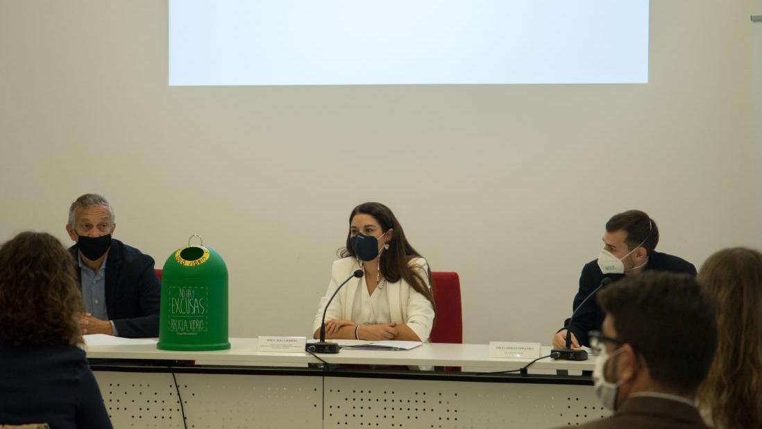La Conselleria de Transición Ecológica, EMTRE y Ecovidrio presentan el nuevo módulo de recuperación de vidrio en la planta de tratamiento de RU de Manises