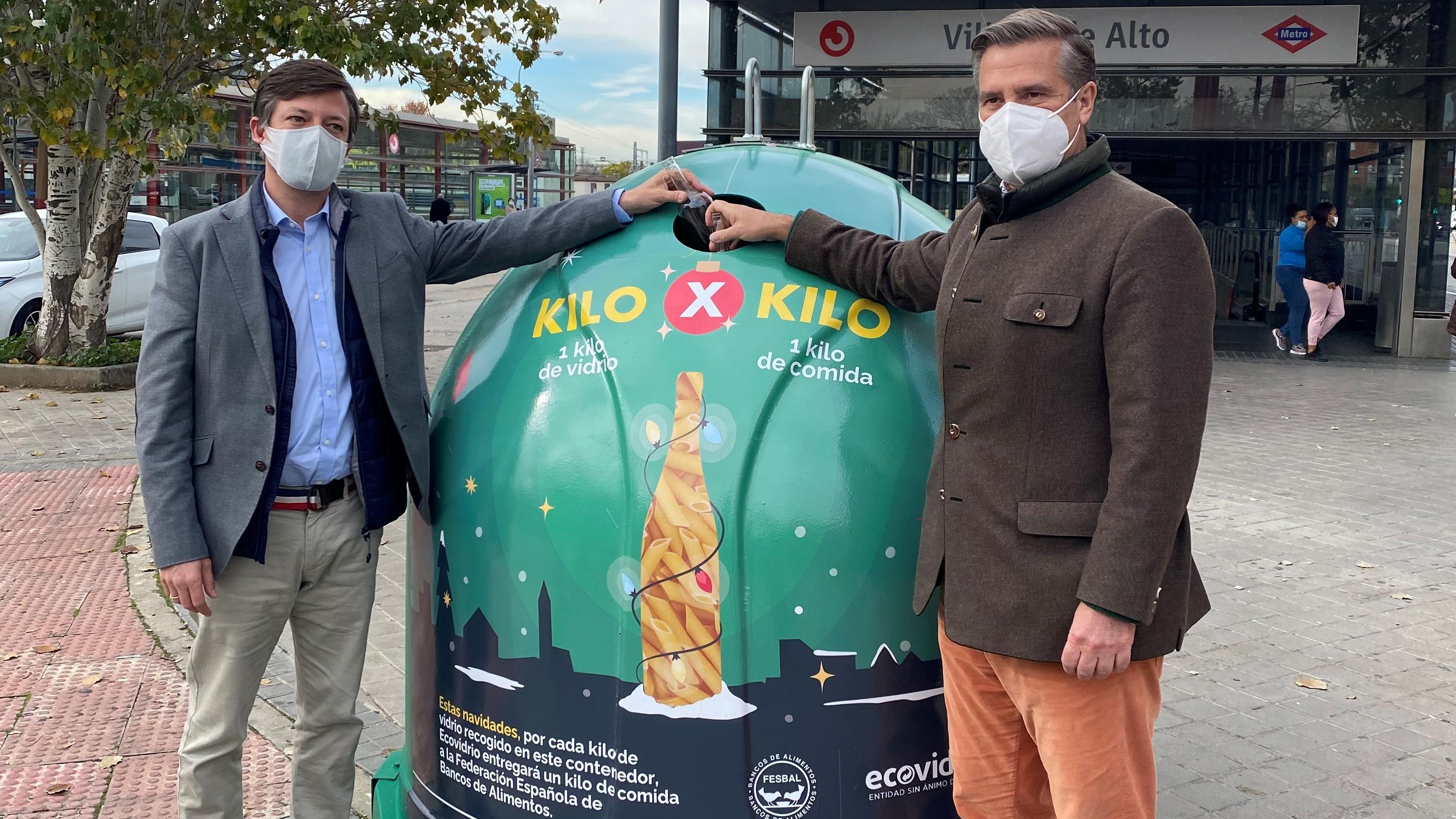 Ecovidrio y el Banco de Alimentos presentan el reto solidario Kilo x Kilo