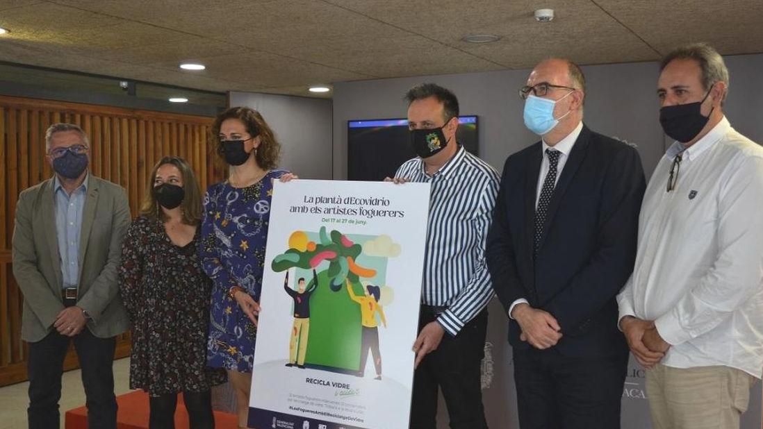 Ecovidrio y el Ayuntamiento de Alicante presentan el concurso de ninots sobre reciclaje para las Hogueras