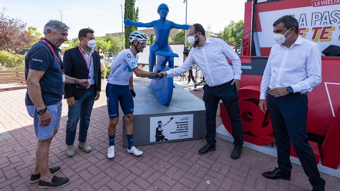 Ecovidrio y la Vuelta homenajean a Alejandro Valverde
