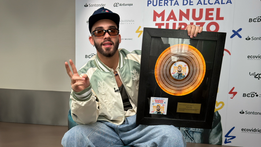 Manuel Turizo Disco de vidrio reciclado